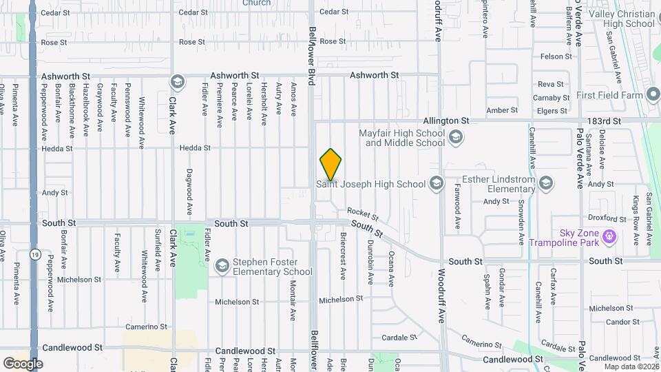 5869 Adenmoor Ave Map and Location Details