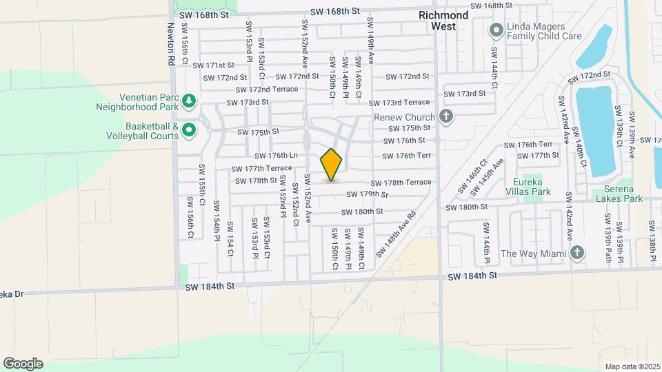 15040 SW 178th Terrace Map and Location Details