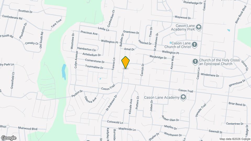 1665 Saint Andrews Dr Map and Location Details