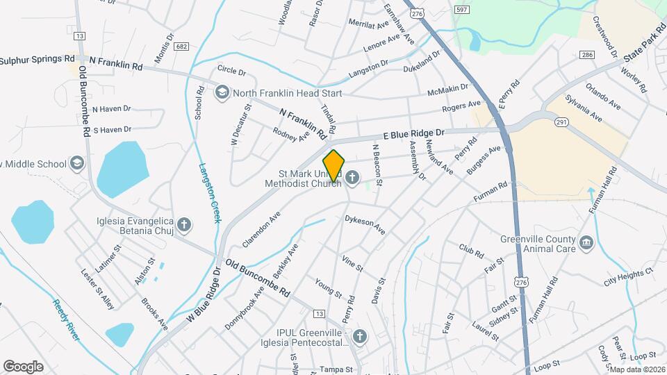 42 Clarendon Ave Map and Location Details