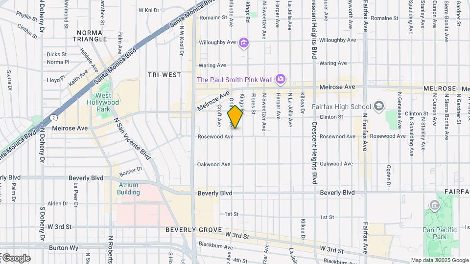 510 Orlando Ave Mapa y Detalles de la Ubicación