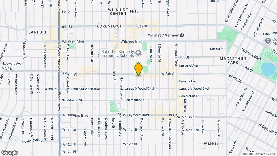 810 Fedora St Map and Location Details