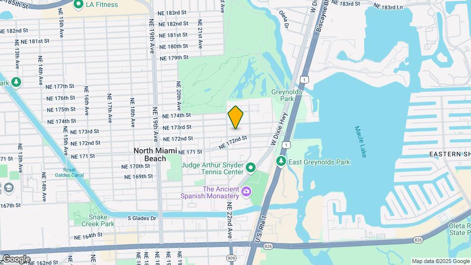 2233 NE 172nd St Map and Location Details