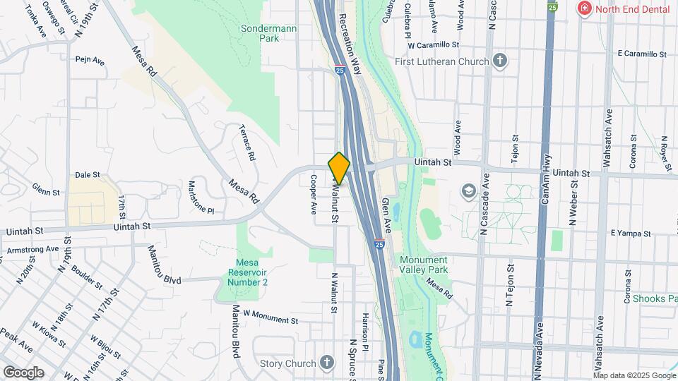 1107 N Walnut St Map and Location Details