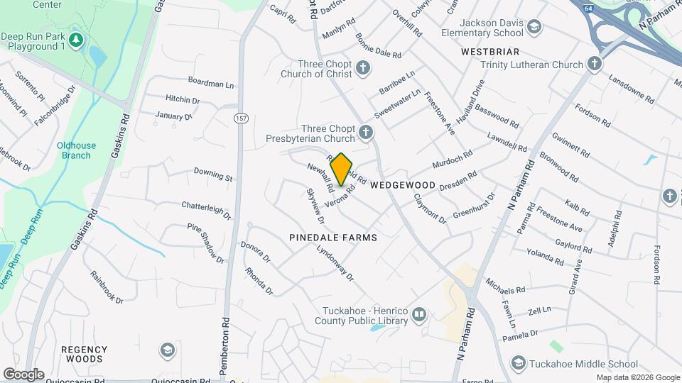 1802 Verona Rd Map and Location Details