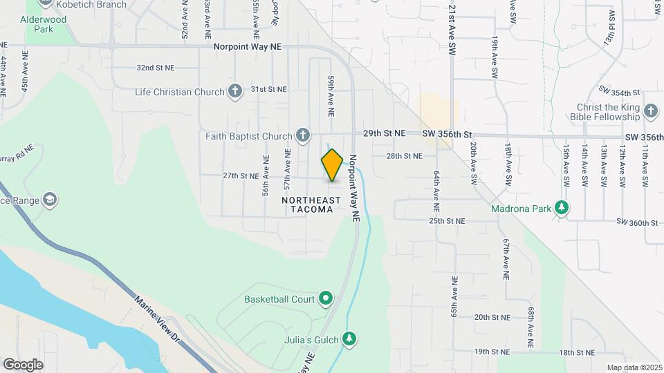 5811 27th St NE Map and Location Details