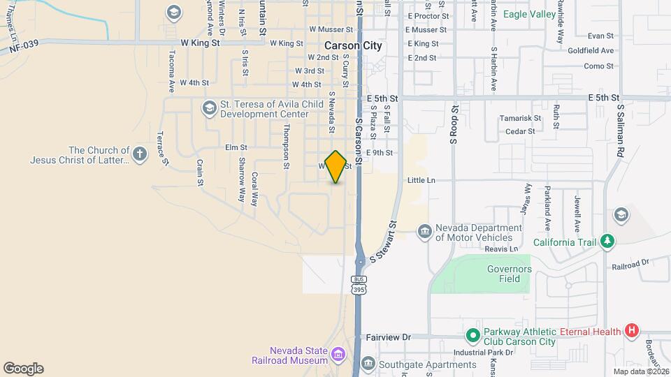 1271 S Nevada St Map and Location Details
