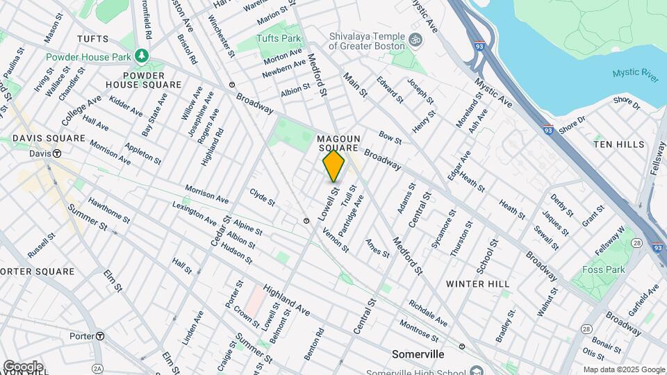 332 Lowell St Map and Location Details