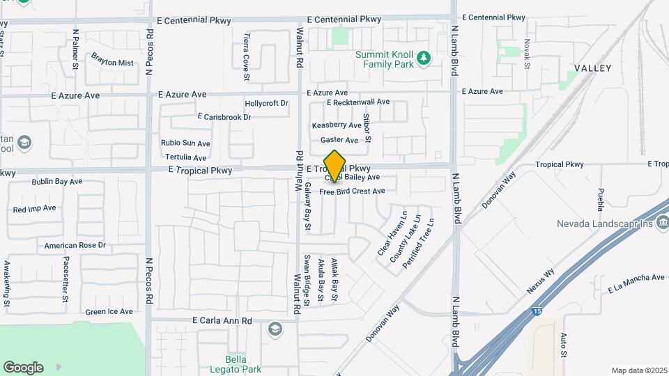 3952 Free Bird Crest Ave Mapa y Detalles de la Ubicación