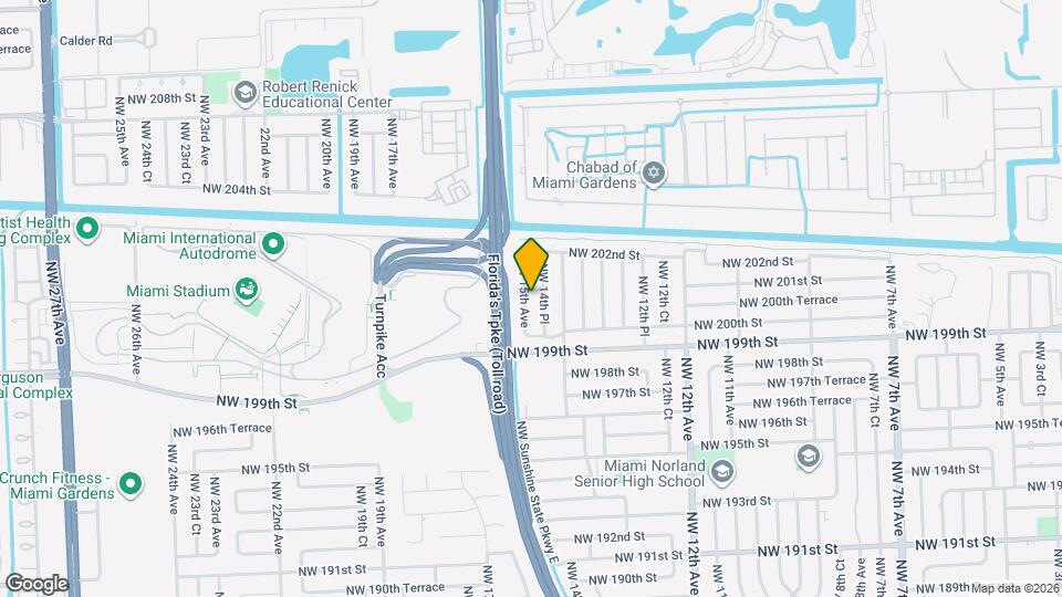 20081 NW 15th Ave Map and Location Details