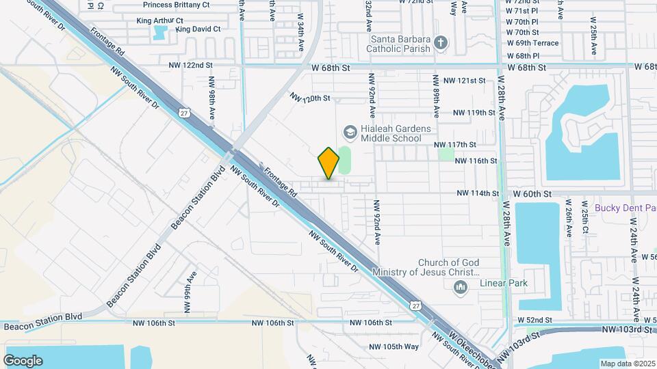 9315 NW 114th Ln Map and Location Details