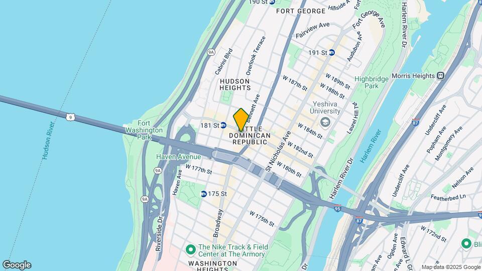 720 W 181st St Map and Location Details