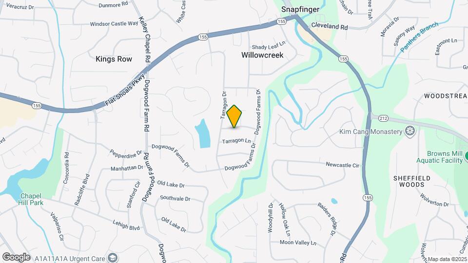 4433 Woodbank Ln Mapa y Detalles de la Ubicación