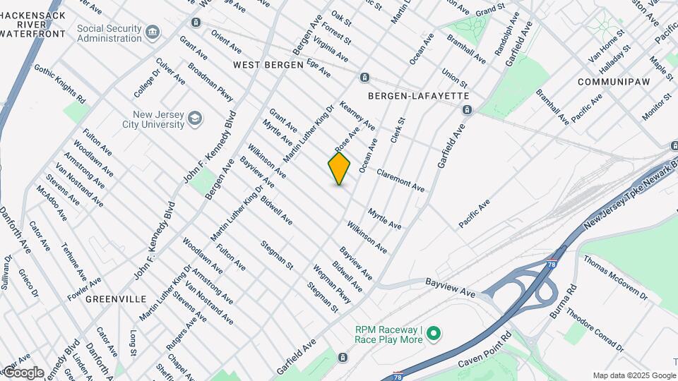 85 Myrtle Ave Map and Location Details