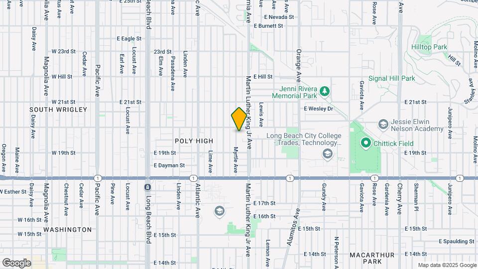 1968 Myrtle Ave Map and Location Details