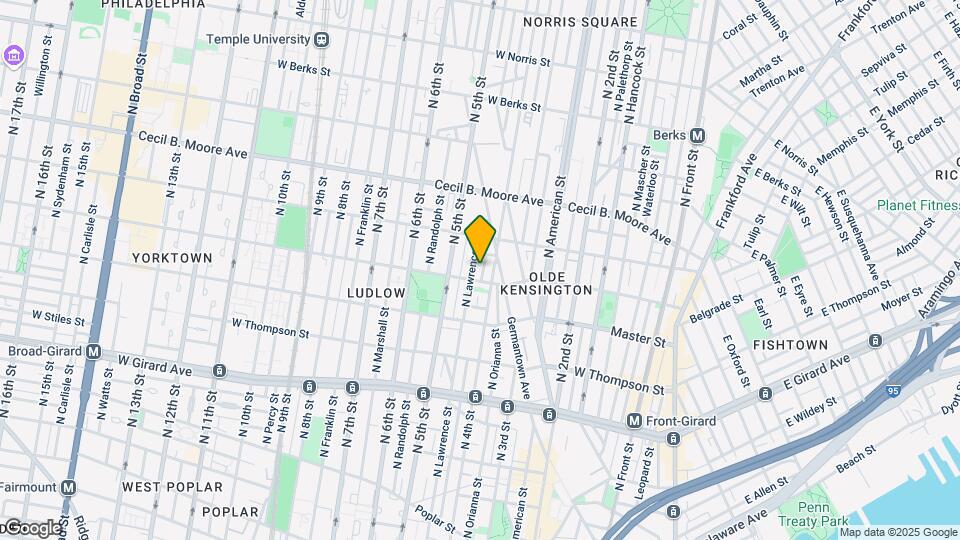 1512 N Leithgow St Map and Location Details