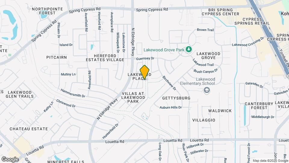 16026 Limestone Lake Dr Map and Location Details