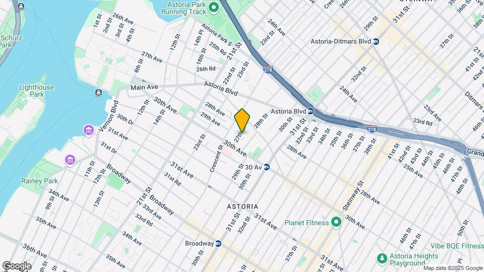 Waverly Astoria Mapa y Detalles de la Ubicación