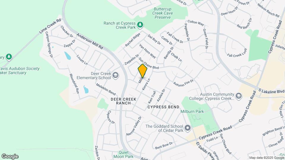 2200 Milan Dr Map and Location Details