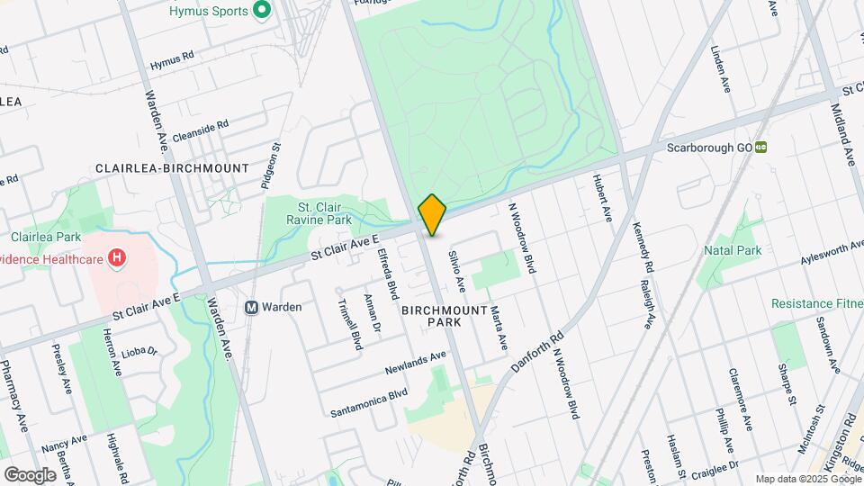 575 Birchmount Rd Map and Location Details