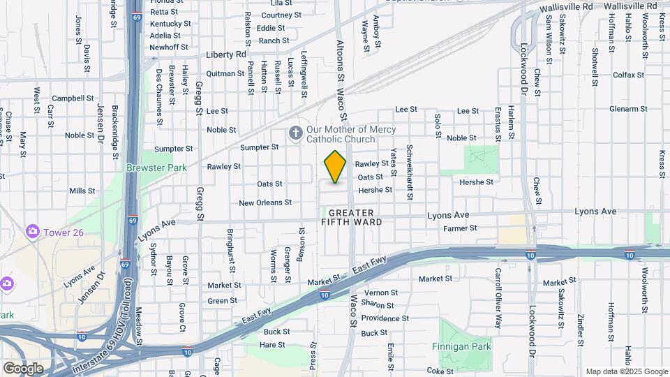4307 Hershe St Map and Location Details