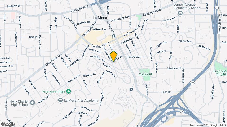 4519 Acacia Ave, Unit 4519.5 Map and Location Details