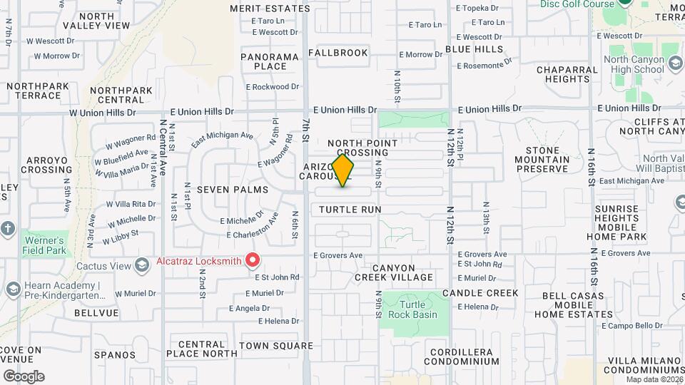 750 E Michelle Dr Map and Location Details