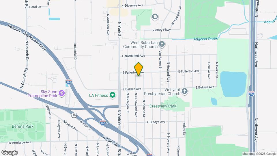 711 N Kenilworth Ave Mapa y Detalles de la Ubicación