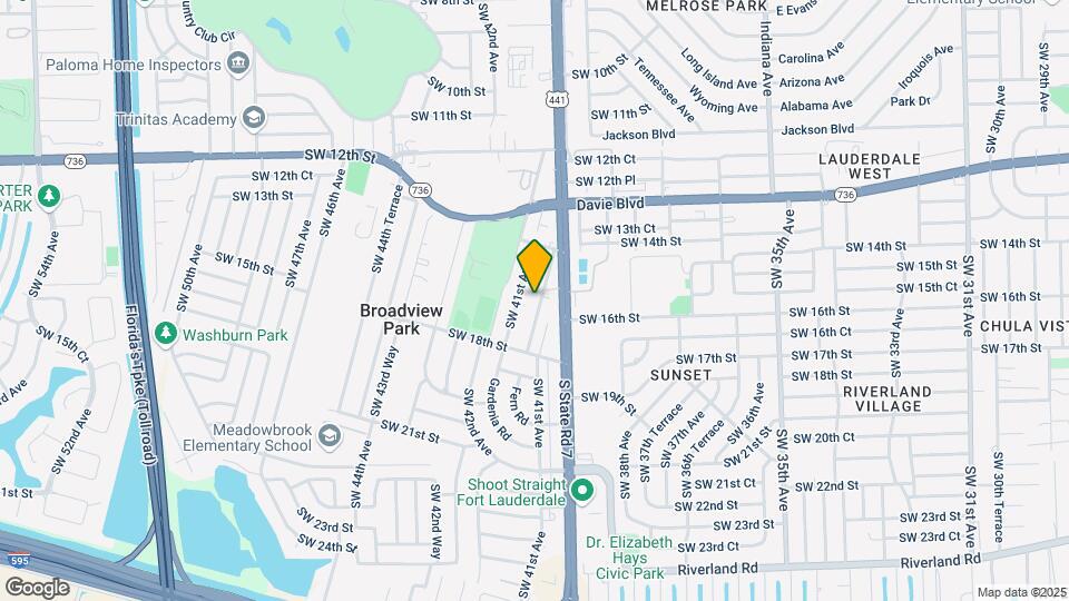 1601-1613 SW 40th Ter Map and Location Details