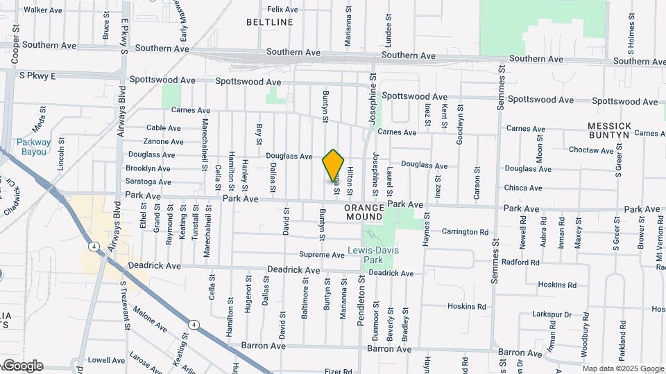 847 Marianna St Map and Location Details