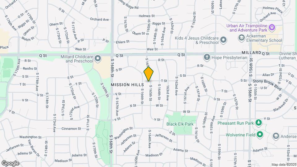 5508 S 165th St Map and Location Details