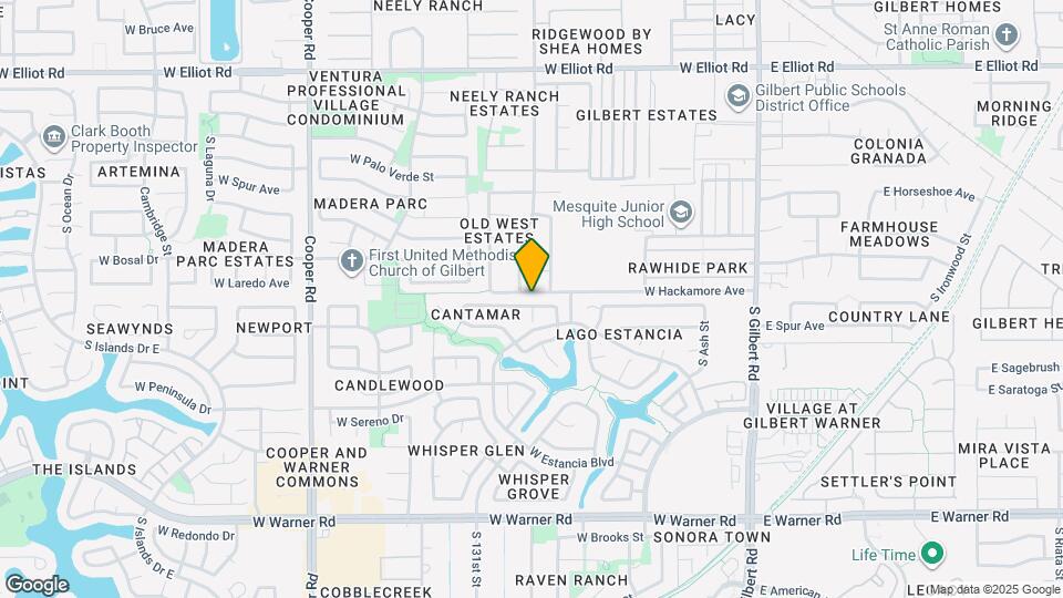 418 W Smoke Tree Rd Map and Location Details