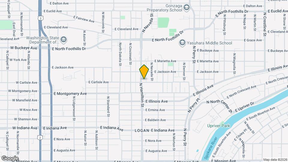 2404 N Hamilton St, Unit Unit 2 - Lower Map and Location Details