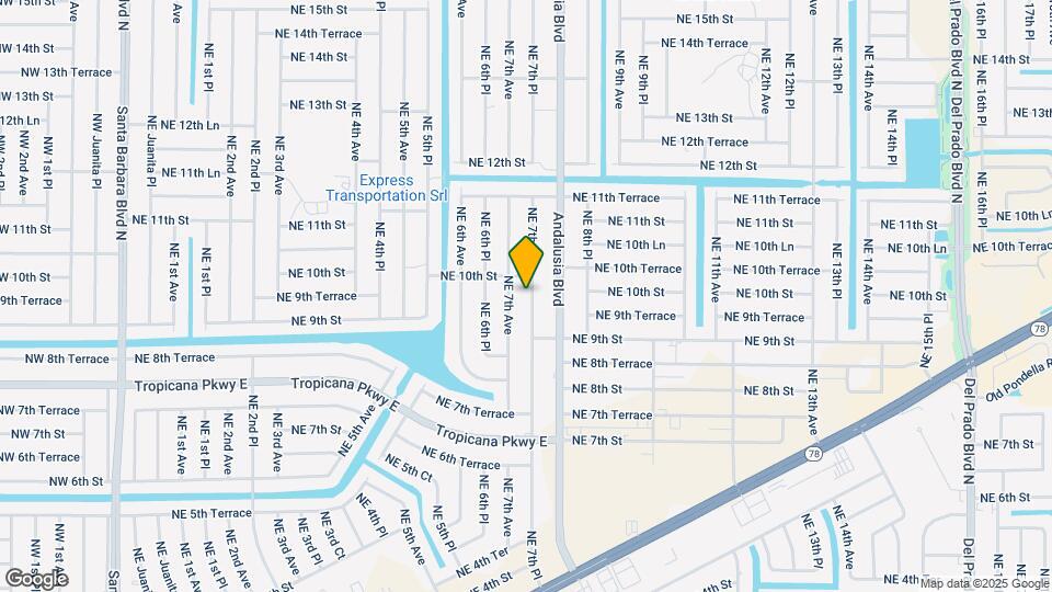 852 NE 7th Pl Map and Location Details
