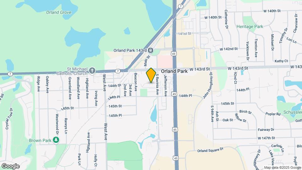 9721 Ravinia Ln Map and Location Details