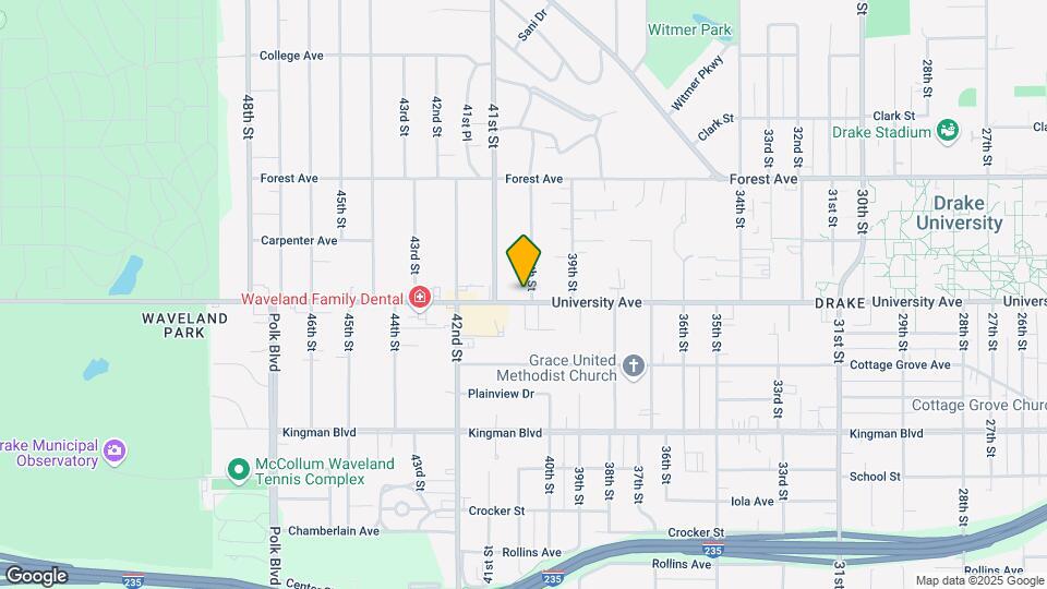 4009 University Ave Map and Location Details