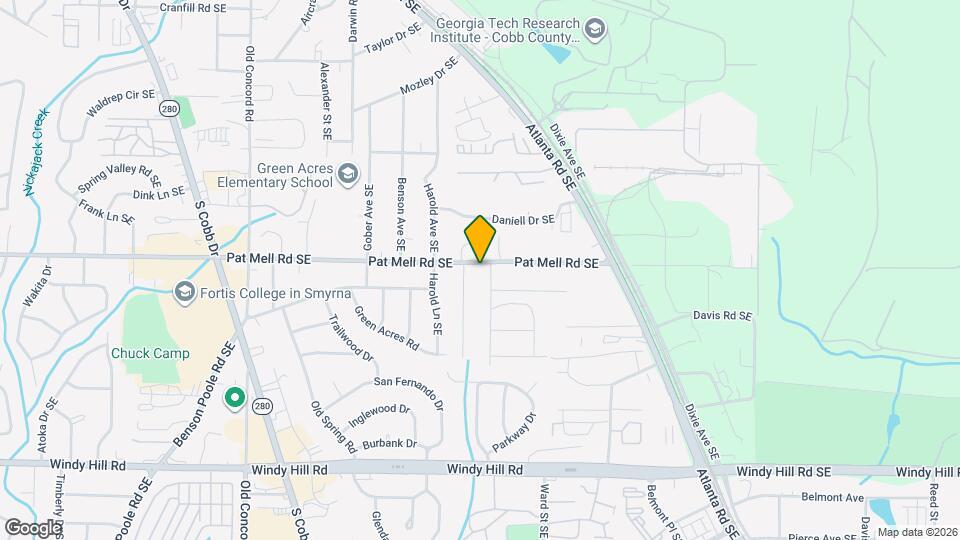 790 Pat Mell Rd SE Map and Location Details