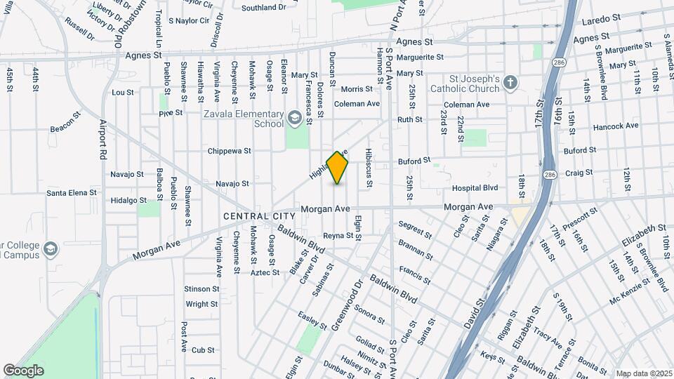 1208 Sabinas St Map and Location Details