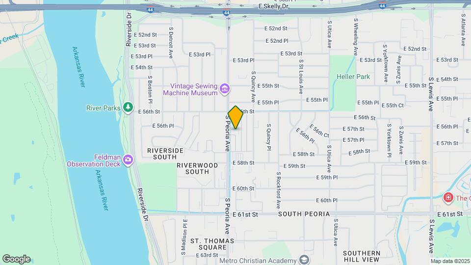 5607 S Quaker Ave Map and Location Details