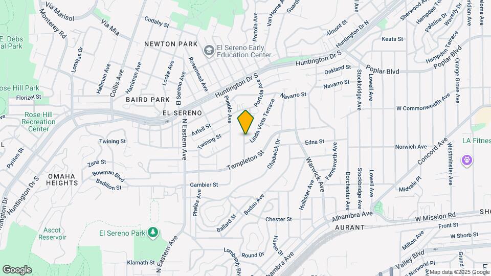 3328 Portola Ave Map and Location Details