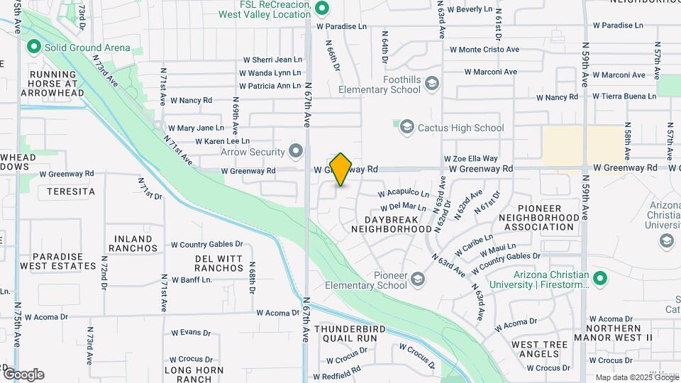 15219 N 66th Dr Map and Location Details