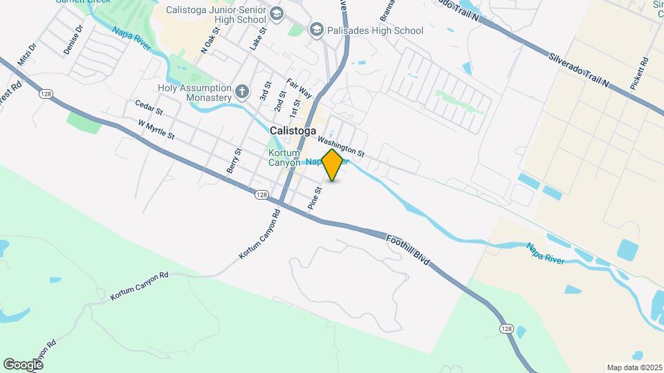 1300 Pine St Map and Location Details