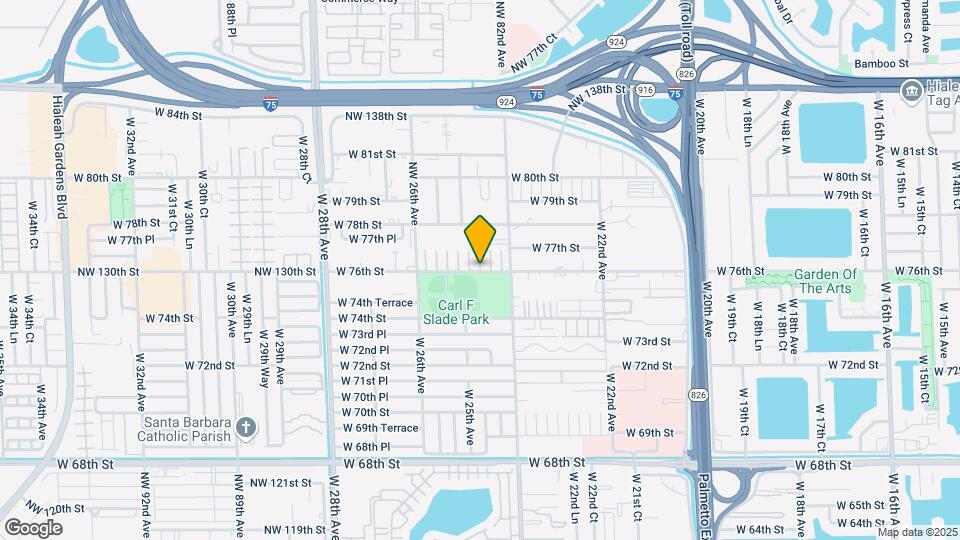 2461 W 76th St Map and Location Details