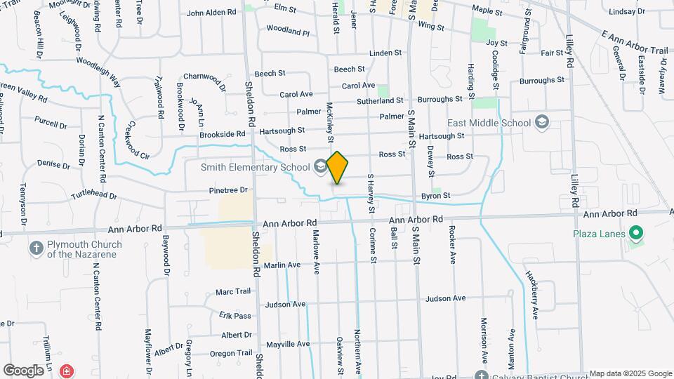 1365 McKinley St Map and Location Details