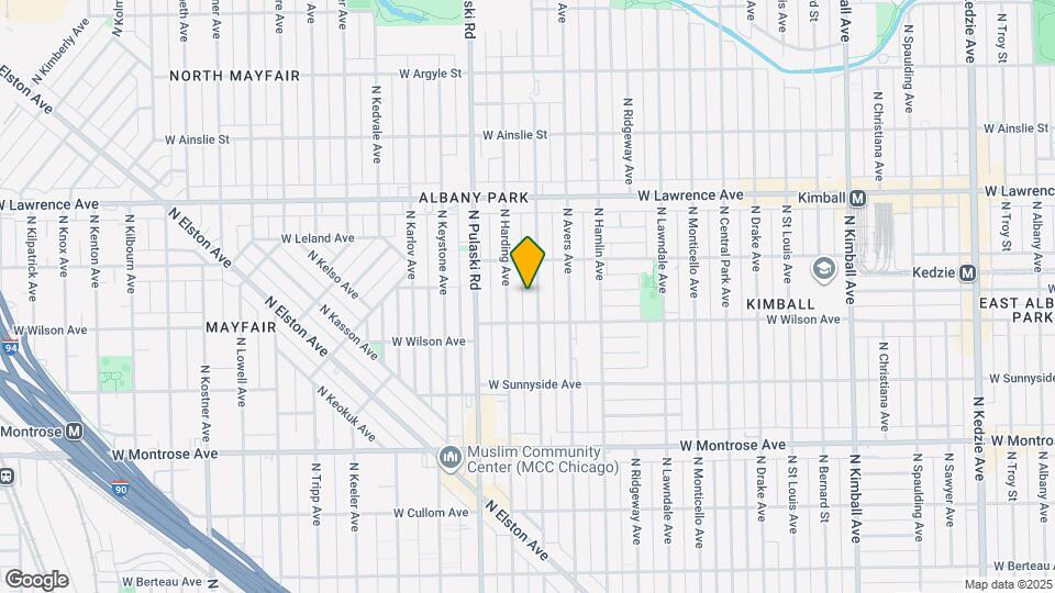 4624 N Springfield Ave Mapa y Detalles de la Ubicación