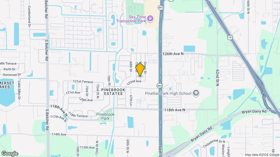 12236 Land St Map and Location Details