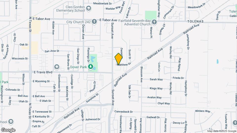1607 Matthew Dr Map and Location Details