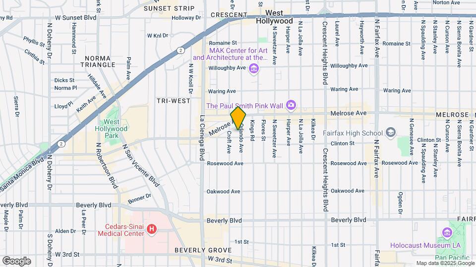 611 Orlando Ave Map and Location Details