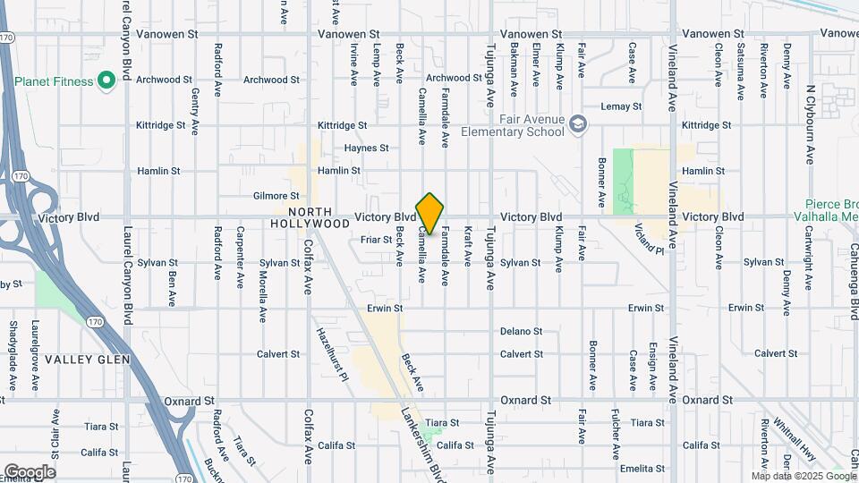 6328 Camellia Ave Map and Location Details