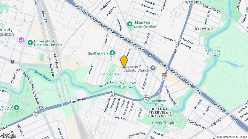 2515 Delafield St Map and Location Details